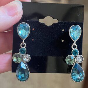 Crystal Drop Pierced (NEW) Earrings